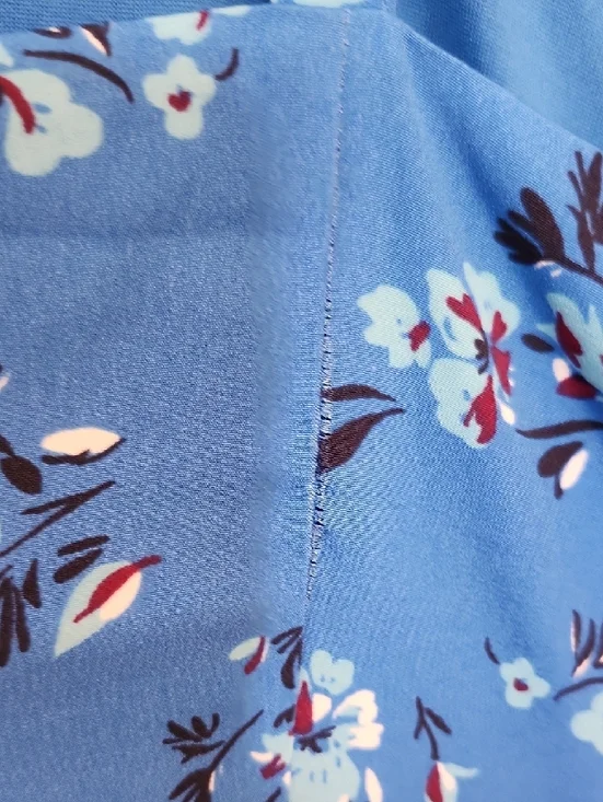 Loft Blue Floral Spaghetti Strap Sundress - Picture 9 of 12